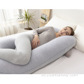 Cómoda almohada de embarazo de cuerpo completo